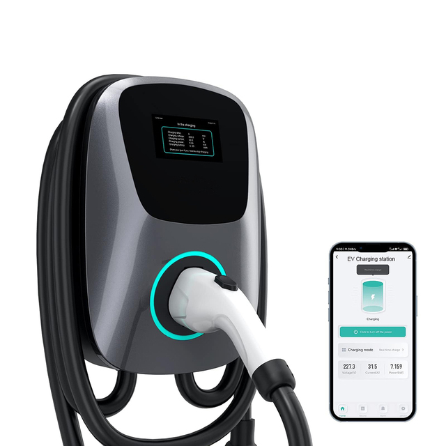 New High Quality Type 2 EVSE 7Kw 11KW 22KW Ev Charging Wallbox Level 2 Fast Electric Car Ev Charger Charging Station