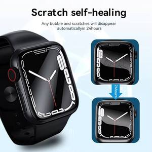For IWatch Series <b>S10</b> 11 OEM HD Soft Screen Protector for Apple Watch 40mm 42mm 44mm 46mm TPU Film With Easy Installation Tool - Product Image 3