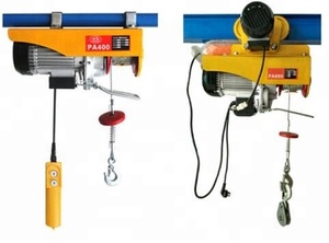 <span class=keywords><strong>Best</strong></span> Verkopende Draagbare 220V Mini Elektrische Kabelkraan 200Kg-1000Kg Capaciteit 500Kg Afstandsbediening Trolley Nieuwe Metalen Draadkabel - Product Image 2