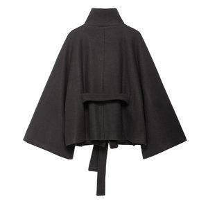 SHENZHU Abrigo de Mujer 2025, Nuevo Estilo de Moda, Cinturón Decorado con Tela de Lana, Chaqueta Vintage de Manga Larga, Sobrecamisa Chic - Product Image 3