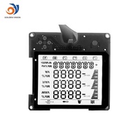 Écran LCD FSTN COB Goldenvision Instrument, affichage semi-transparent positif avec rétroéclairage LED et connecteur SPI