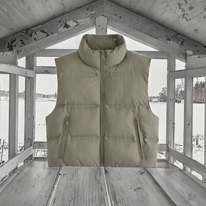 Veste Safari Homme Grande Taille en Velours QFZ128 avec Grand Col, Décontractée, Automne, Tissée, Fermeture Éclair en PU, Service OEM - Product Image 3