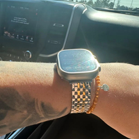 Correa de Reloj Inteligente de Lujo para Apple Watch 11 10/9/8/7/6/4 SE, para Mujer