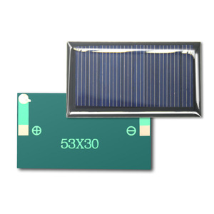 Panel solar de 53x30 mm, 5 V, 45 mA, celda fotovoltaica flexible para carga de baterías - Product Image 2