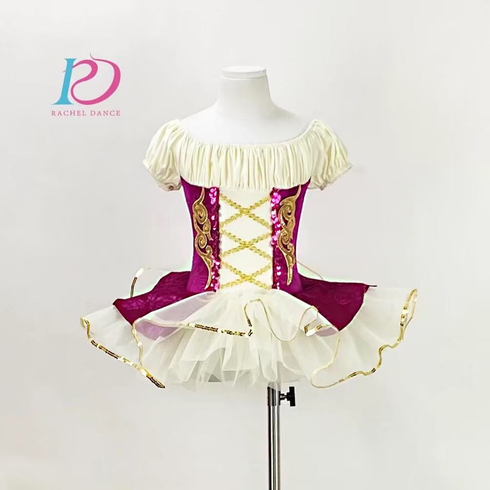 Girls Velvet Petal Waltz Ballet Dress for Stage Performance Elegant Dance  Skirt for Women| Alibaba.com