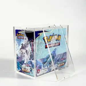 Atacado Gameboy Pokemon Cartões 1ª Edição Caixas Caso Tcg Trainer Box Acrílico Display