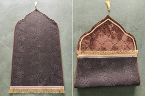 Fabrik Direkt vertrieb Großhandel Muslim geprägte Anbetung Decke Gebets matte Islamischer Gebets teppich - Product Image 2