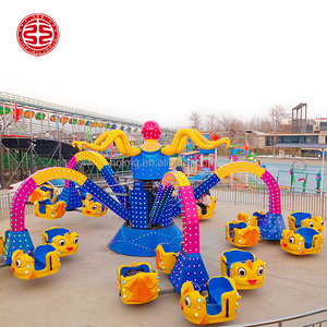 Fabricant de manèges Happy Octopus pour parcs d'attractions et foires, grande attraction rotative Octopus pour carnaval - Product Image 4