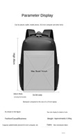Mochila Delgada y Ligera para Computadora Portátil para Hombre, Mochila Moderna para Negocios y Oficina Urbana