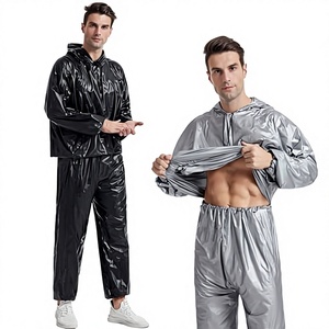 Débardeur de sudation amincissant pour homme en néoprène avec fermeture éclair et capuche, pour sauna à domicile et fitness, Tiyon - Product Image 3