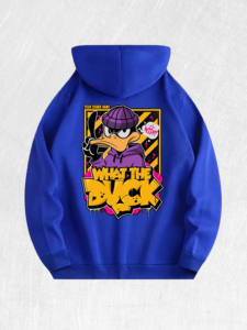 Sudadera con Capucha What the Duck Graffiti 100% Algodón, Almacén en EE. UU., 7 Colores - Product Image 3
