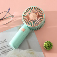 Ventilador de Mano Portátil Recargable USB, Mini Ventilador de Escritorio, Diseño Creativo y Moderno para el Verano 2026