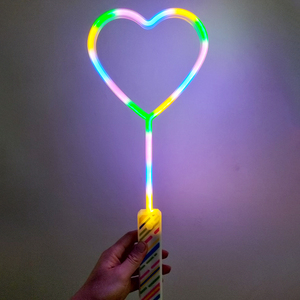 Hình trái tim Neon <span class=keywords><strong>Glow</strong></span> Led Stick bất kỳ hình dạng sao loại cho buổi hòa nhạc bên hoặc đám cưới cho Giáng sinh & Easter lễ kỷ niệm - Product Image 3