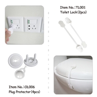 Ensemble de produits de sécurité pour enfants Probebi Kit de sécurité pour bébé Produits de sécurité pour bébé avec serrure de tiroir de protection d'angle