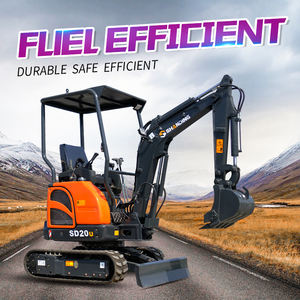 Mini-excavatrice hydraulique Shanding à trois pompes, 2 tonnes, Ragno Escavatori <span class=keywords><strong>Minipelle</strong></span> avec godets de rétrocaveuse, norme d'émission T3 - Product Image 4