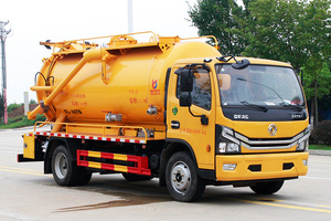 Camion-citerne à aspiration intégrée Dongfeng 10CBM 6 roues de qualité supérieure pour l'entretien des propriétés commerciales - Product Image 2