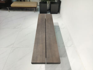 Knight Bench Banc d'extérieur à dos nu Banc de jardin résistant aux intempéries qui ne pourrit et ne se décolore jamais Costume pour porche de jardin et <span class=keywords><strong>parc</strong></span> en gros - Product Image 6