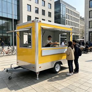 Remorque alimentaire amovible pour événements extérieurs avec kit de remorquage et évier, idéale pour les entreprises de <span class=keywords><strong>location</strong></span> et de services événementiels - Product Image 3