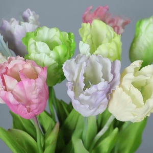 Artificial <strong>Tulip</strong> Flowers Wedding Decoration Supplies Latest Designs Wall Decorations for Home Luxury - Product Image 3