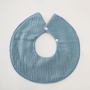 2025 venta al por mayor bebé lindo algodón <span class=keywords><strong>Saliva</strong></span> con collares estampados Baberos ajustables gruesos de seis capas para niñas y niños - Product Image 4