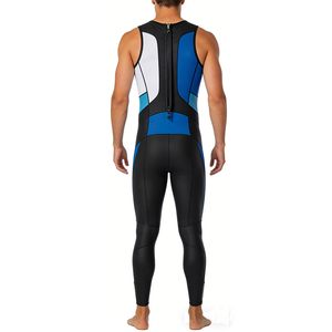 Traje de Buceo DIVESTAR de Neopreno de 3mm, Diseño Personalizado, Sin Mangas, con Cremallera Trasera, Transpirable, de Piel Lisa, para <span class=keywords><strong>Hombre</strong></span> - Product Image 3