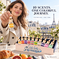 Diffuseur de parfum pour voiture personnalisé avec logo, diffuseur d'arômes longue durée, pendentif en verre miniature de 8 ml