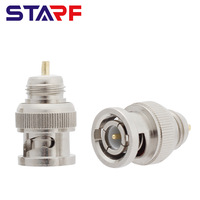 Conector Coaxial BNC RF de Alta Frecuencia, Conector Macho BNC para Soldar, RG58, 75 Ohmios