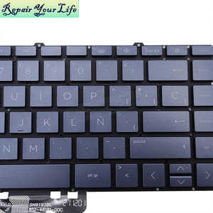 Clavier d'ordinateur portable rétroéclairé espagnol SP pour <span class=keywords><strong>HP</strong></span> pavillon X360 14-<span class=keywords><strong>DV</strong></span> 14-dv0003TX 14-DW 14-EK 13-BB SG-B0510-XEA clavier SN6193BL7 - Product Image 3