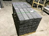 Prix d'usine granit de basalte noir naturel G685 pierre Palisade ananas sélectionné pour clôture de jardin paysage décoration extérieure