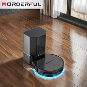 Aspirateur robot <span class=keywords><strong>sans</strong></span> <span class=keywords><strong>fil</strong></span> intelligent M8 Aspirateur Staubsauger Nettoyage humide/sec Installation automatique Ménage - Product Image 2