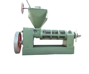 Mesin pengolah minyak kelapa sawit pemeras kedelai baja karbon komersial mesin minyak mustard tekanan dingin