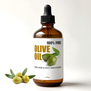 Olio d'Oliva Biologico Puro Extra Vergine Spremuto a Freddo per Etichetta Privata, Olio Vettore per Pelle e Capelli, Grado Cosmetico - Product Image 1