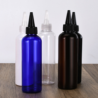 Conteneur cosmétique personnalisé avec logo, emballage vide, 50 ml, 100 ml, 120 ml, flacon en plastique à presser pour shampooing, lotion, crème pour le visage avec bouchon à embout