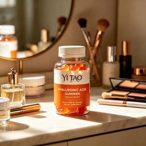 Gommes à l'acide hyaluronique, sans sucre, soutien immunitaire, 60 gommes, complément alimentaire pour la santé de la peau et des articulations. - Product Image 3