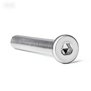 Tornillo de Cabeza Plana Redonda con Hexágono Interior M6 Clase 8.8 de Acero al Carbono, Estándar Nacional para Muebles Metálicos - Product Image 1