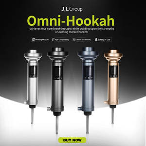 2026 nuovo Hookah di terza generazione 20000 MAh in alluminio LED Kit completo LED Touch Screen elettrico <span class=keywords><strong>Shisha</strong></span> riscaldata con scatola di visualizzazione - Product Image 2