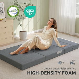 Sofá Cama Plegable Moderno con Colchón, Ecológico, con Funda Extraíble, Grosor <span class=keywords><strong>de</strong></span> 6 Pulgadas, para Dormitorio/Sala <span class=keywords><strong>de</strong></span> Estar, Uso para Invitados - Product Image 5