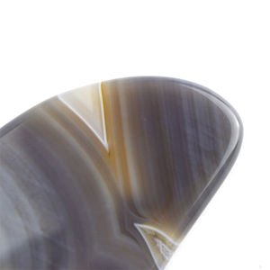 Logo personnalisé 100% véritable agate grise naturelle outil de Guasha pour le visage pierre de Jade grise <span class=keywords><strong>Gus</strong></span> Sha soin de la peau de Massage visage Guasha - Product Image 3