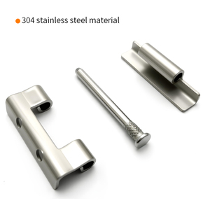 Bản lề tủ âm bằng thép không gỉ mờ kiểu NewType, có thể tháo rời, lắp đặt dễ dàng, dùng cho tủ điện, tủ đồ trong xưởng. - Product Image 3