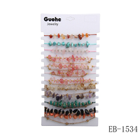 Gelang manik-manik kristal, gaya Bohemian, gelang manik-manik nasi kristal, Sepuh emas, pesona aster, dapat disesuaikan, Motif Flora, buatan tangan persahabatan
