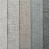 Tissu en gros 100% polyester daim uni pour canapé, imitation chenille, tissu d'ameublement pour canapé, textile de maison