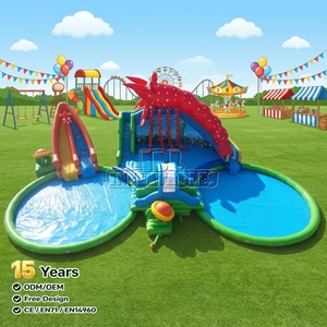 <span class=keywords><strong>Parc</strong></span> <span class=keywords><strong>aquatique</strong></span> gonflable géant certifié CE pour la location commerciale, toboggan <span class=keywords><strong>aquatique</strong></span> en PVC pour tous les âges, combo piscine et zone de jeux aquatiques - Product Image 4