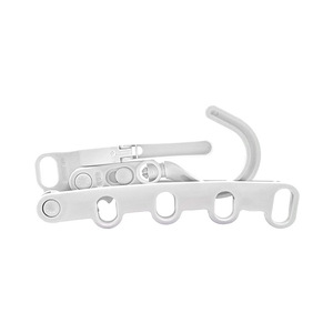 Tendedero plegable de cinco orificios, colgador de ropa de plástico multifuncional para interiores, montado en la pared, para viajes, venta al por mayor, para negocios - Product Image 4
