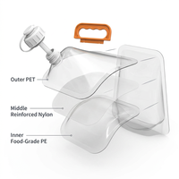 Couvercle inviolable transparent de qualité alimentaire imprimé personnalisé pochette d'emballage de détergent debout sacs de pochettes à bec verseur