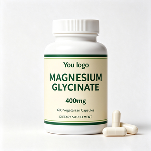OEM/ODM Private Label <b>500mg</b> <b>Magnesium</b> Glycinate Capsules Sleep Support Muscle Relaxation Adults 340g <b>Magnesium</b> Glycinate Capsule - Product Image 1