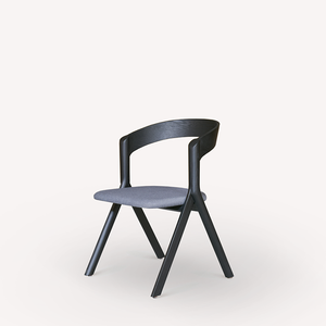 Silla nórdica de comedor de madera maciza de diseño italiano, sillón sencillo con diseño de espiga - Product Image 2