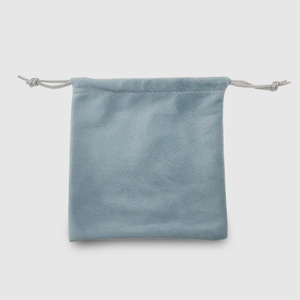 Drawstring Velvet Storage Bag For Electronics <b>Data</b> <b>Cable</b> Mobile Phone Organizer Durable Portable Bag Dark Gray JLD-966 - Product Image 1