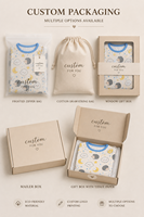 Combinaison pour bébé personnalisée, imprimée, à manches longues, combinaison pour nourrisson, adorable combinaison pour bébé avec motif d'animaux de dessin animé, vêtements de nuit en coton doux, OEM/ODM en gros