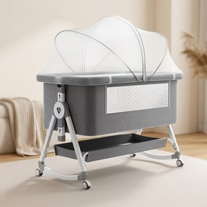 Lit bébé en gros, design multifonctionnel avec hauteur réglable, respirant <span class=keywords><strong>pour</strong></span> bébés de 0 à 24 mois - Product Image 1