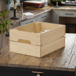 Grenen Hout Nestelen Opslag Krat Houten Kist Organizer Voor Home Decor Geschenkverpakking Display <span class=keywords><strong>Diy</strong></span> Ambachtelijke Kantoor Plank Gebruik - Product Image 5